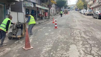 İzmit Akmeşe Menderes Caddesi yenileniyor